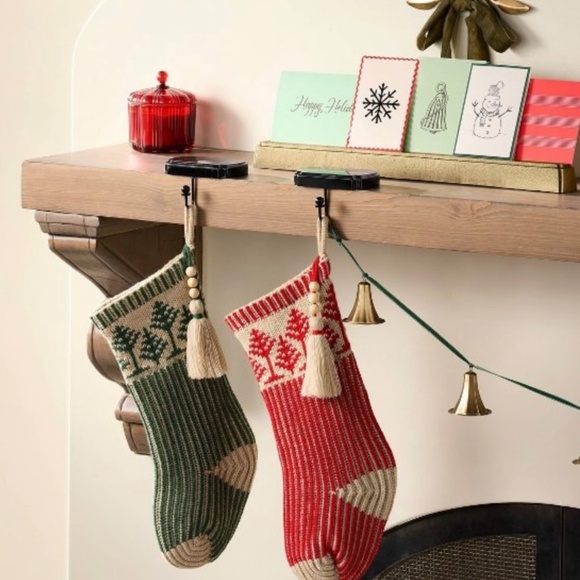 20" Tree Knit Stocking Red - Hearth & Hand Magnolia - Picture 2 of 12